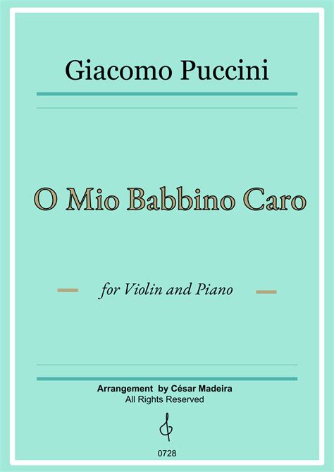  O mio babbino caro - Ein zartes Flehen voller italienischer Sehnsucht